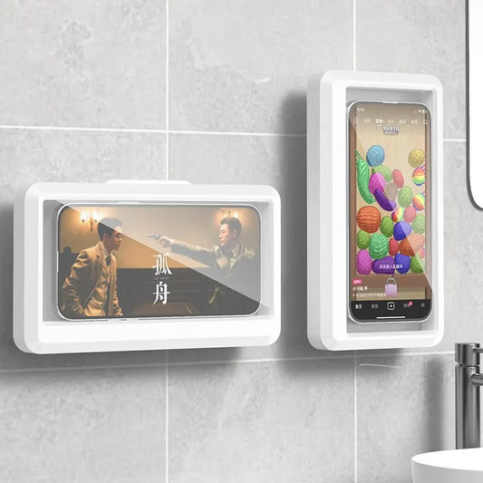 Waterproof Shower Phone Holder with Self-Adhesive Mount
